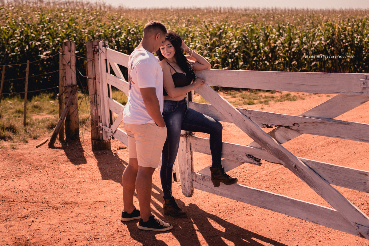 na porteira também é muito romântico