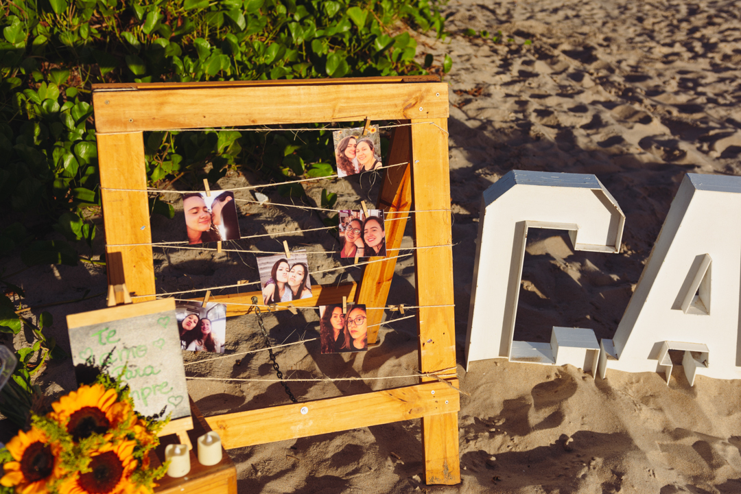 foto de decoração para pedido de casamento na cidade de maceió gabi coelho fotografia