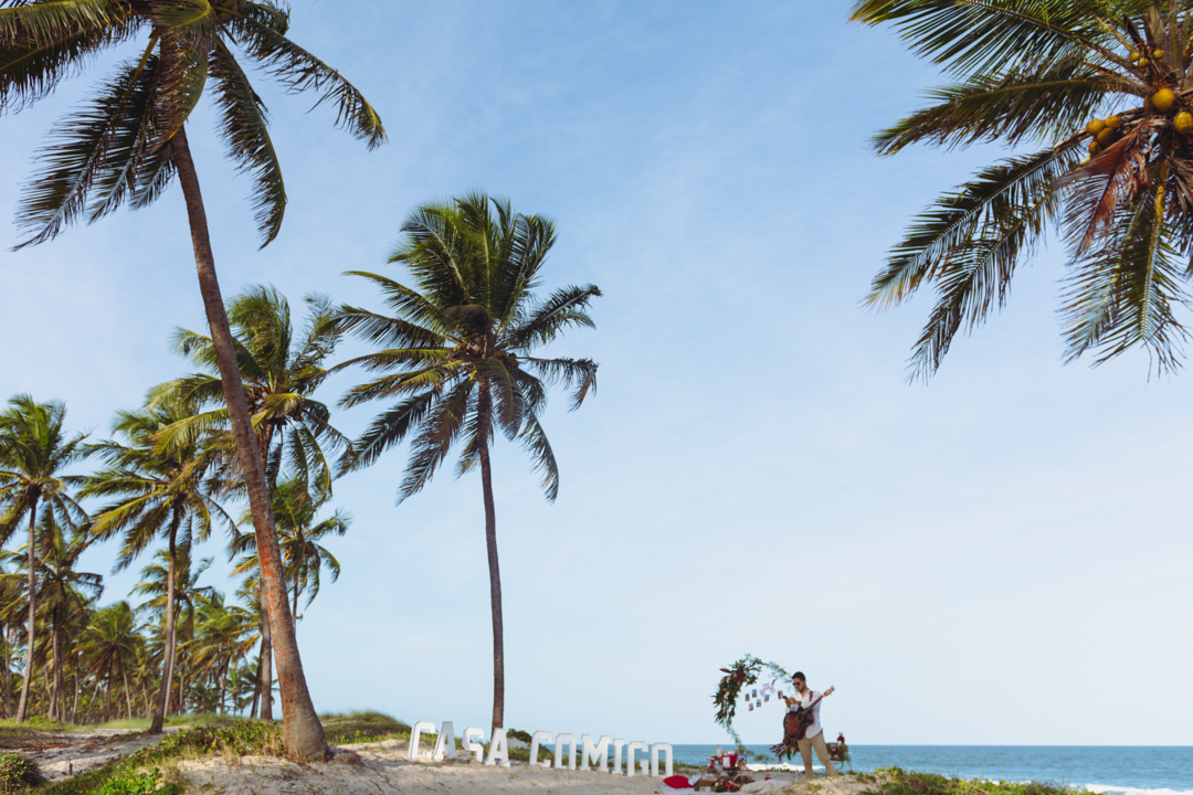 fotos pedido de casamento surpresa maceio gabi coelho