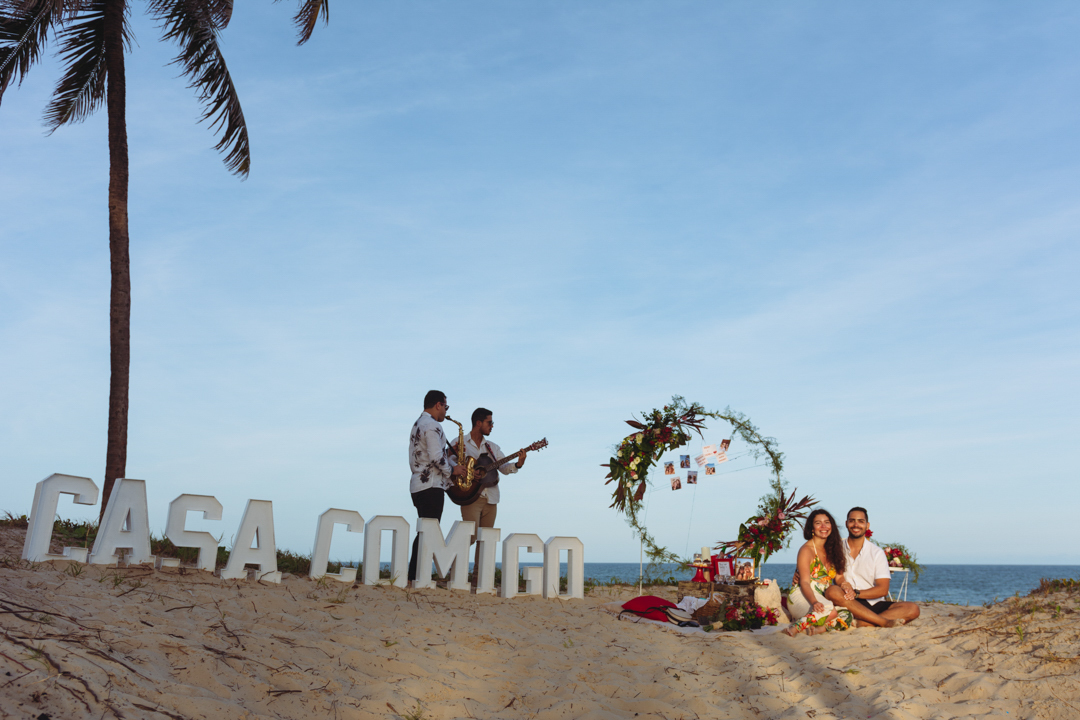 fotos pedido de casamento surpresa maceio gabi coelho