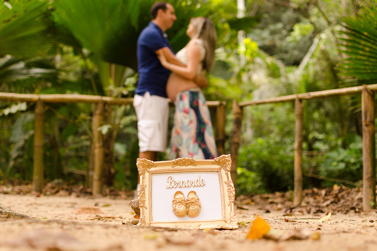 ensaio gestante quadro bebê maceio parque