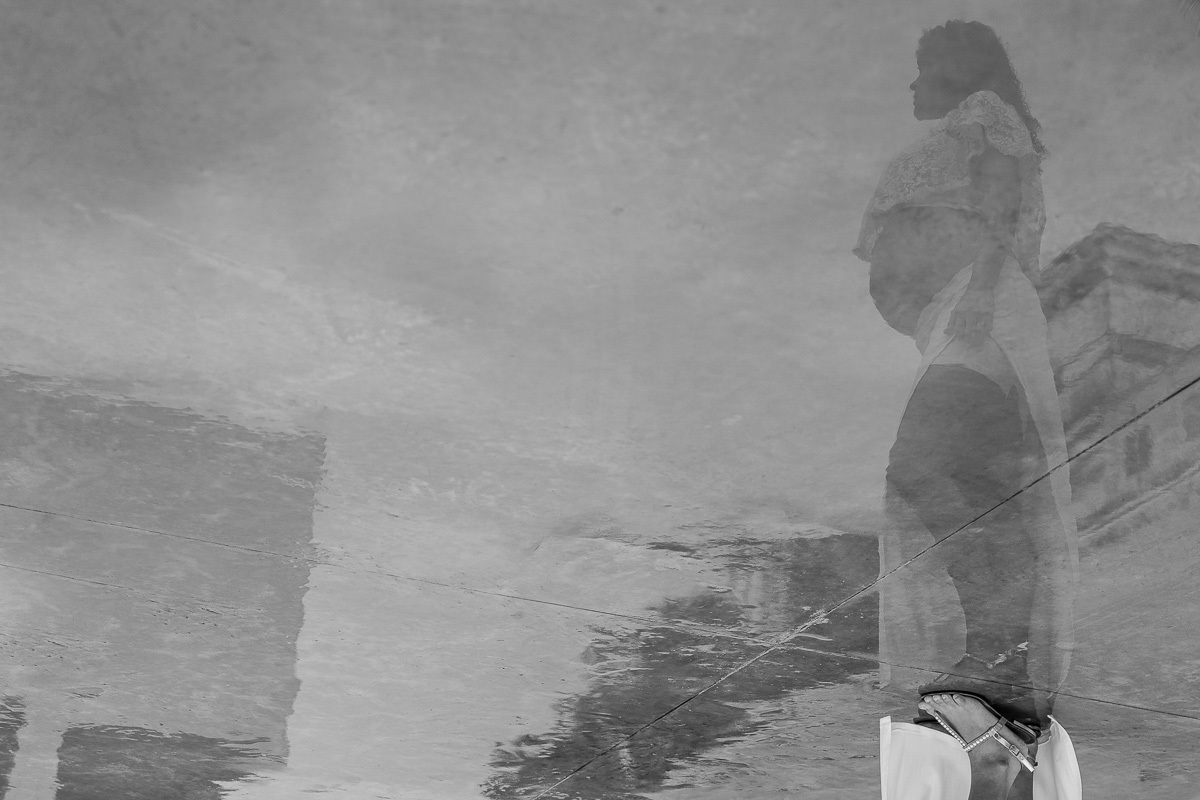 foto de reflexo gestante