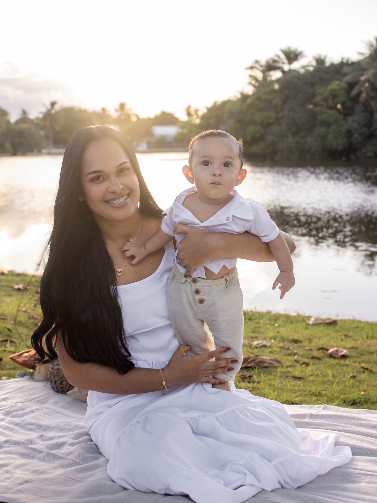 Ensaio de dia das mães em Itaparica 