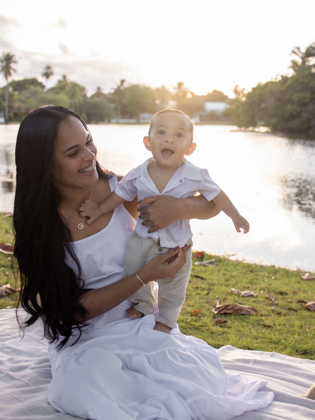 Fotografa de ensaio família itaparica bahia
