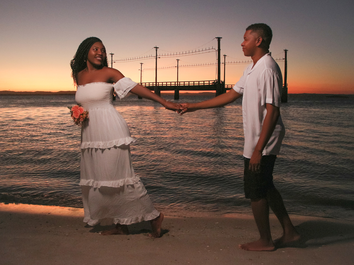 Ensaio Fotográfico de pré wedding em Itaparica Bahia 