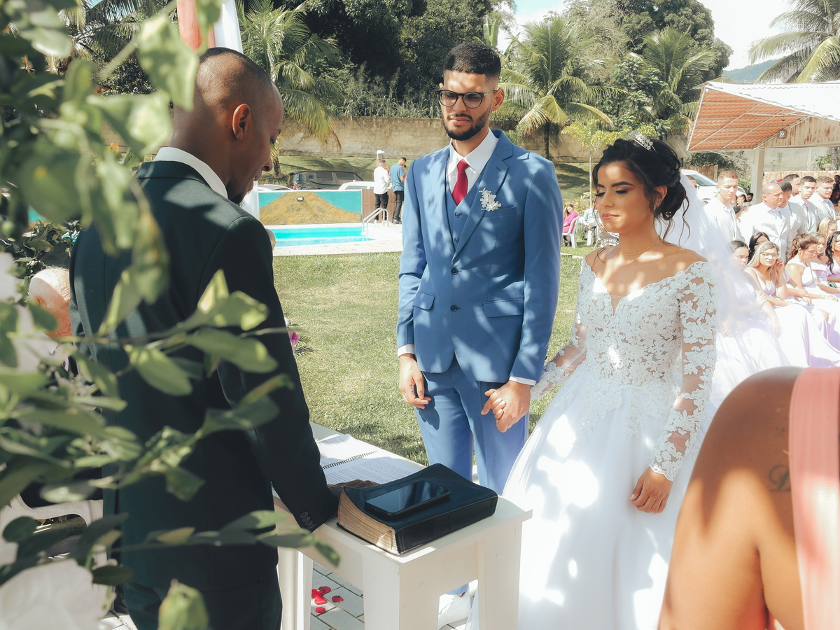 cerimônia acontecendo