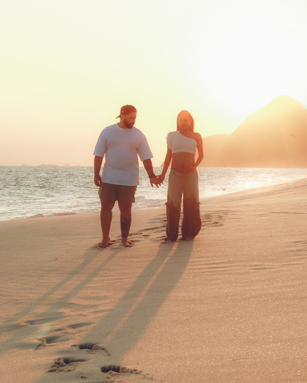 Casal por do sol
Gestante no por do sol