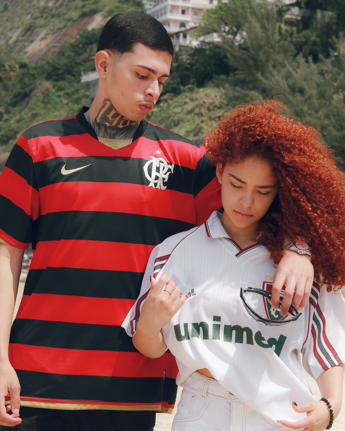 Casal juntos
Fluminense Flamengo