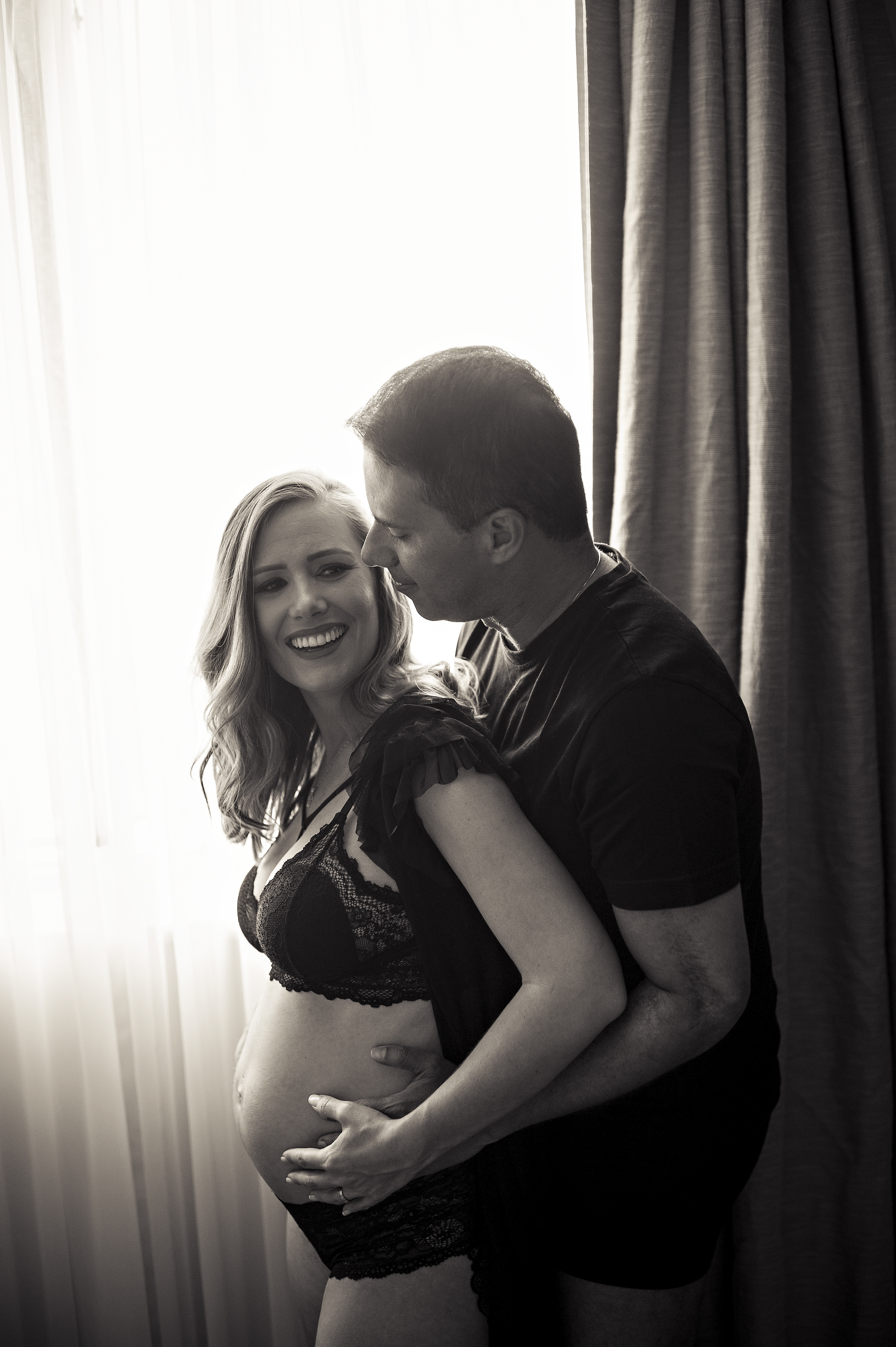 Ensaio de gestante foto de gestante gestante em hotel lingerie Barra da Tijuca Rio de Janeiro