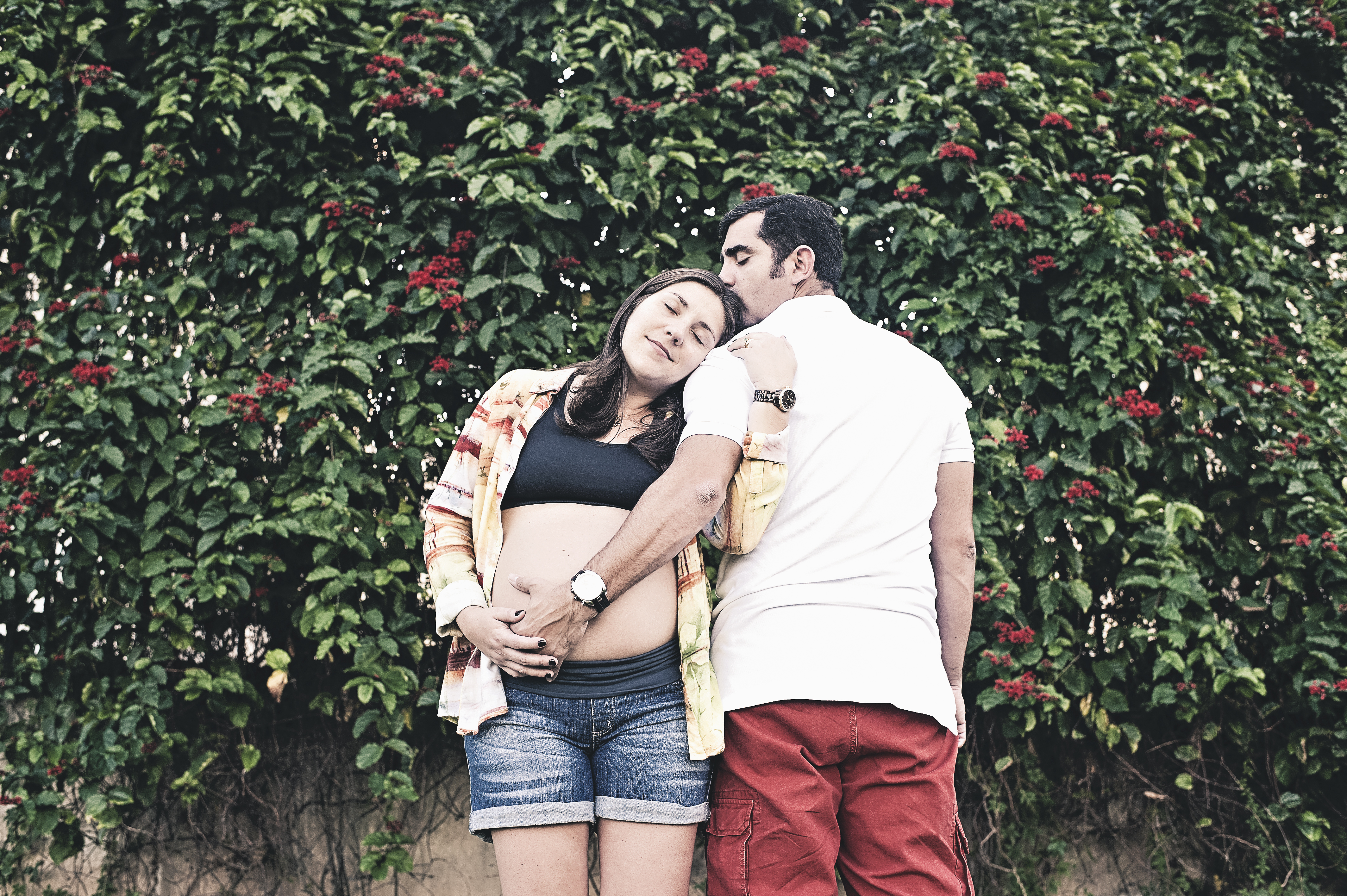 Ensaio de gestante externo Barra da Tijuca cachorro Rio de Janeiro