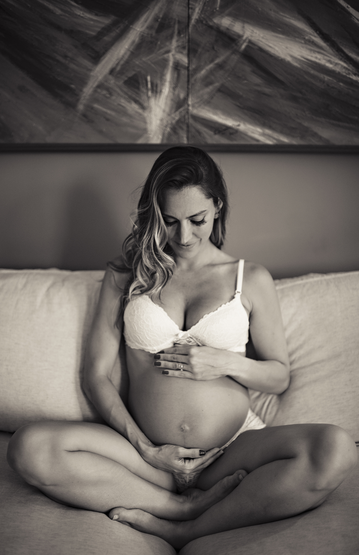 gestante, ensaio de gestante, ensaio elegante, gestante em casa, fotografia de gestante