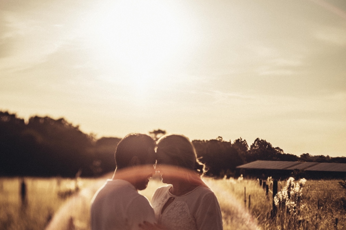 casal por do sol flare tilt-shift m42 helios 