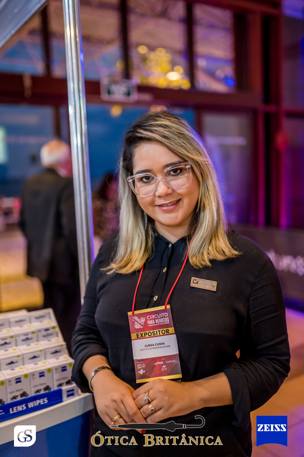 FEIRA DE NEGÓCIOS COM OTICA ZEISS E OTICA BRITÂNICA NA ESTAÇÃO DAS DOCAS , OCULOS LINDOS EM BELEM COM FOTOGRAFO GUI SAMPAIO