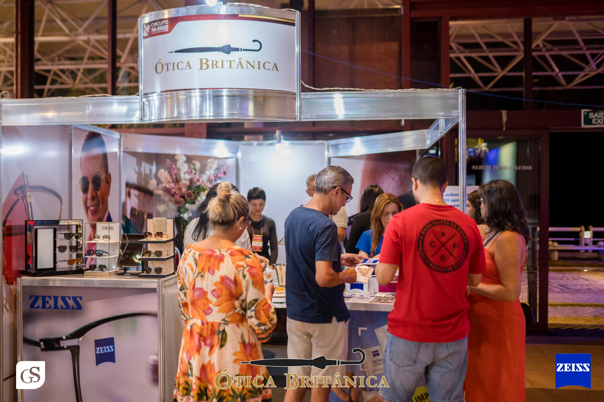 FEIRA DE NEGÓCIOS COM OTICA ZEISS E OTICA BRITÂNICA NA ESTAÇÃO DAS DOCAS , OCULOS LINDOS EM BELEM COM FOTOGRAFO GUI SAMPAIO