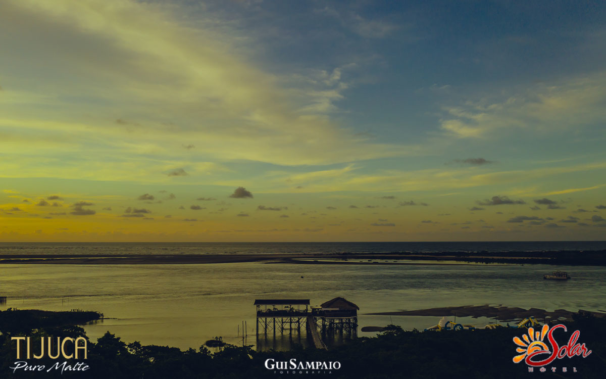 SOLAR EM SALINÓPOLIS PA SALINAS BEACH COM PATROCINIO CERVEJA TIJUCA DRONE POR DO SOL