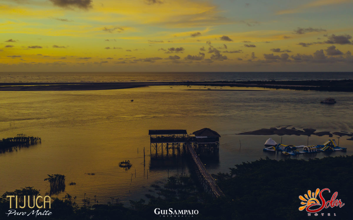 SOLAR EM SALINÓPOLIS PA SALINAS BEACH COM PATROCINIO CERVEJA TIJUCA DRONE POR DO SOL
