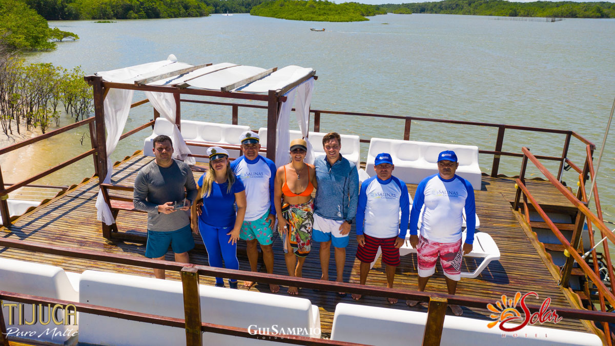 SOLAR EM SALINÓPOLIS PA SALINAS BEACH COM PATROCINIO CERVEJA TIJUCA PASSEIO CATAMARAM