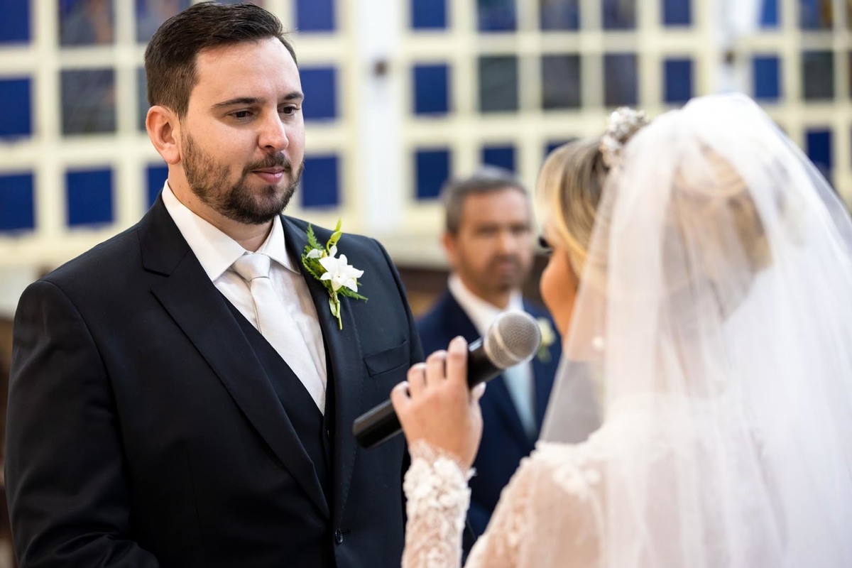 votos dos noivos no santuario Nossa Senhora Aparecida em Ribeirão Preto SP