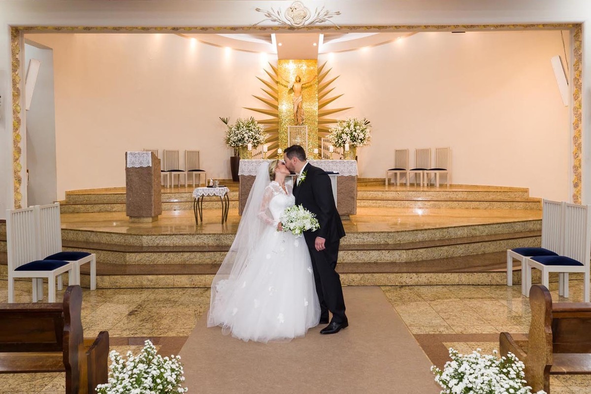 casamento no santuario Nossa Senhora Aparecida em Ribeirão Preto SP