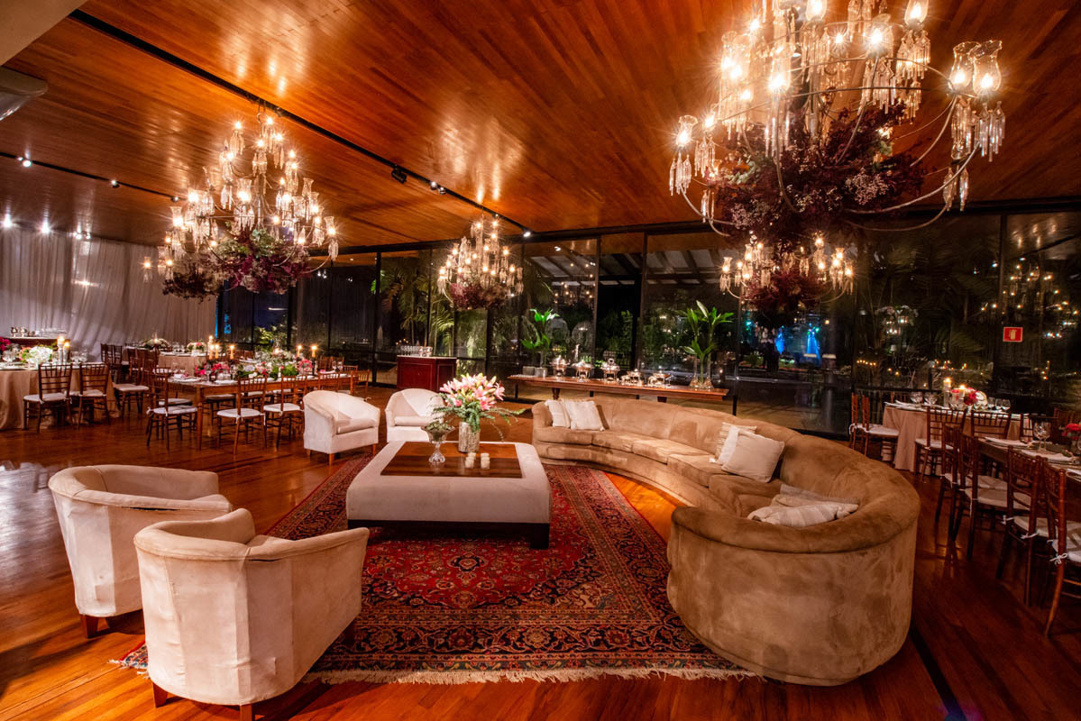 decoração espaço golf