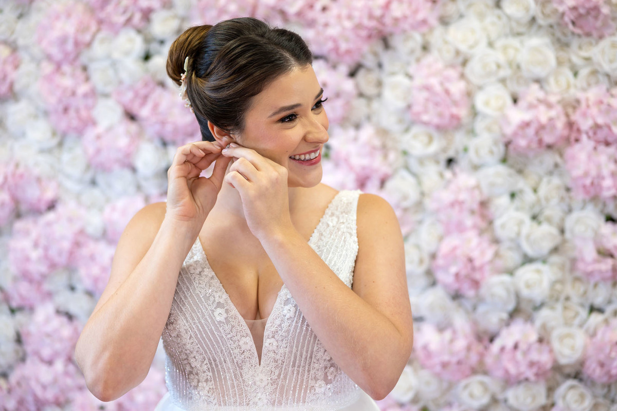 noiva pronta para o casamento
