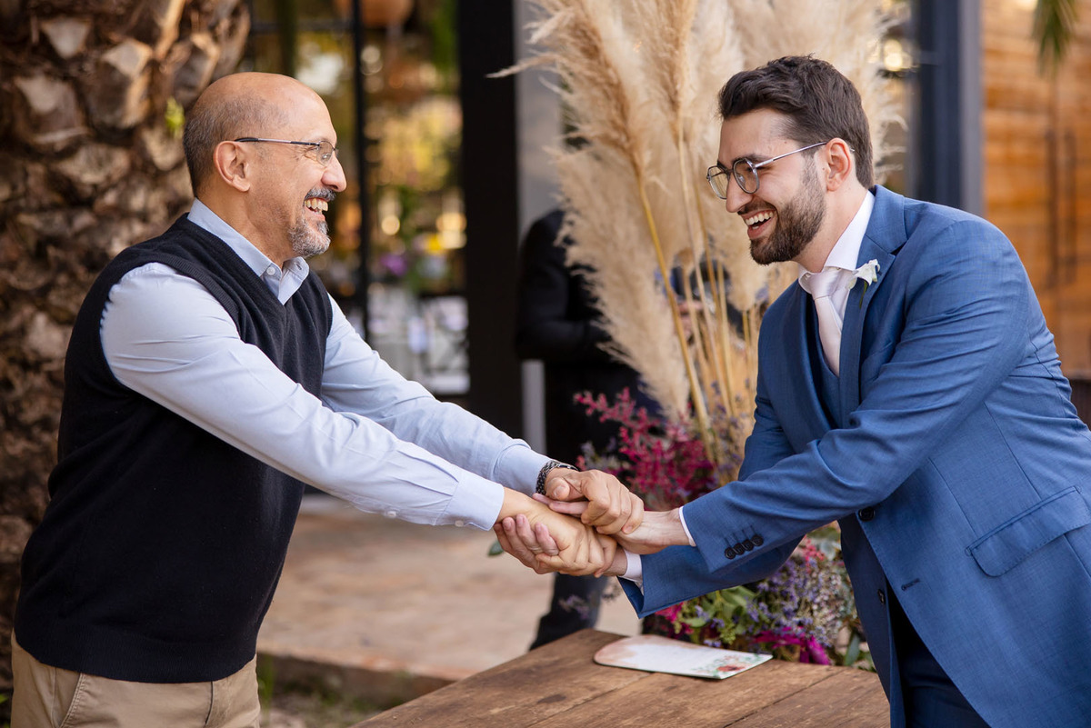marcos papa como celebrante de casamento