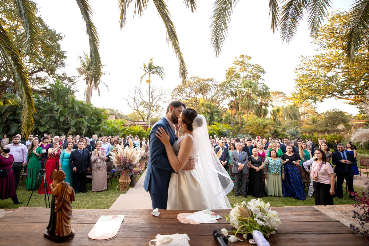 beijo dos noivos casamento ribeirao preto sp