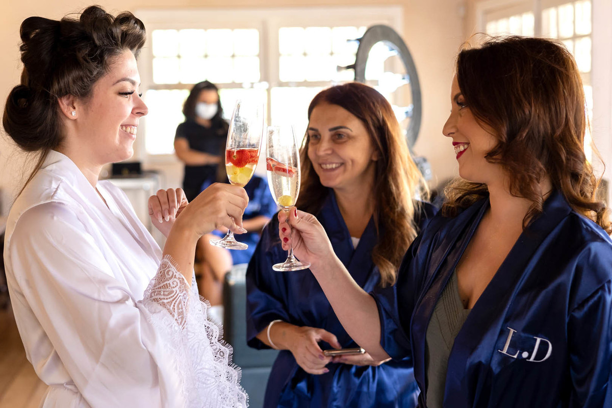 brinde com a irma no make up