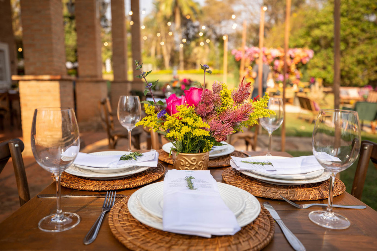 decoração Chácara Dona Amélia – Uberaba/MG