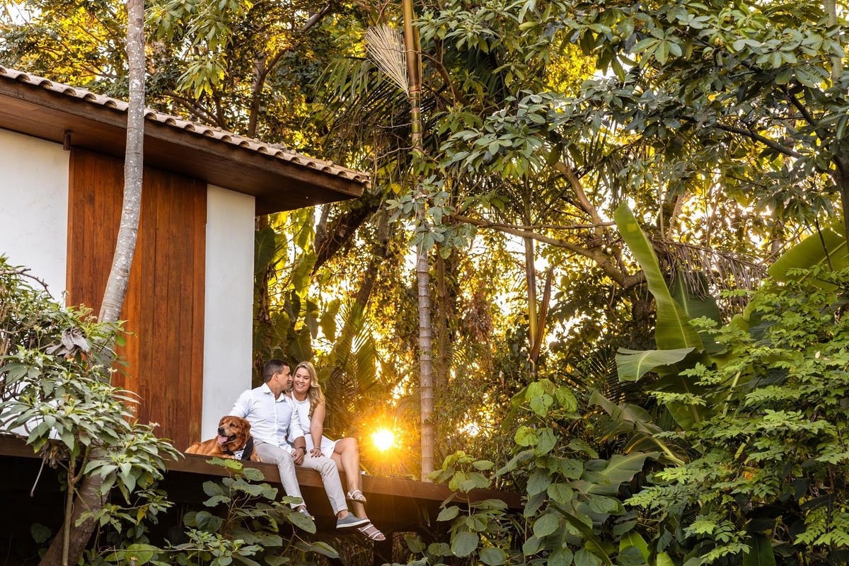 Ensaio Pre Wedding Vila das Embaúbas – Casa de Vidro, em Franca/SP Leandro Frin fotografo