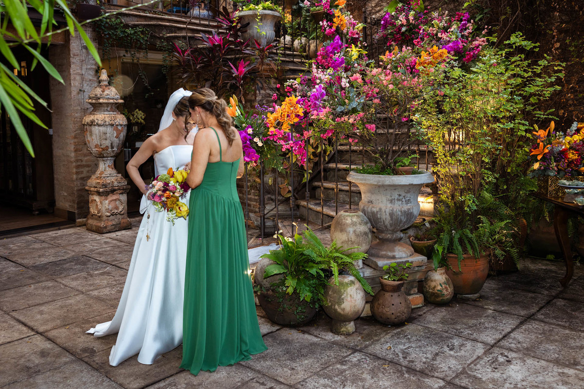 noiva descendo as escadas amici Ribeirao preto