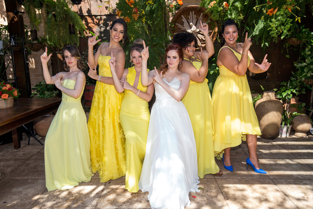 Fotos das madrinhas divertidas