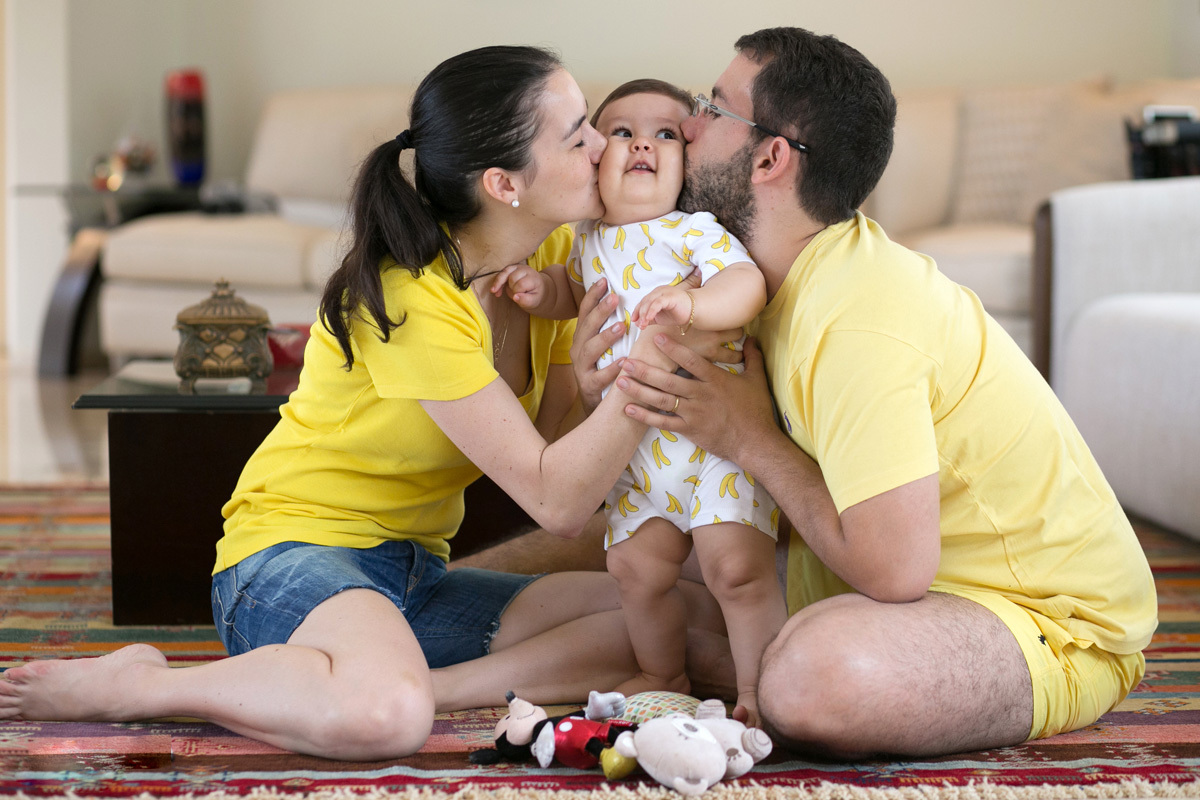 ensaio fotográfico de família em casa, ribeirão preto