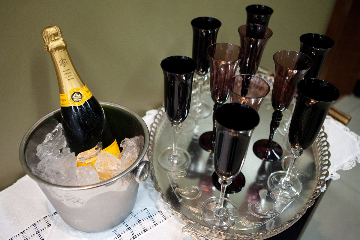 Veuve Clicquot Champagne no casamento de Ana e Eduardo Grasso