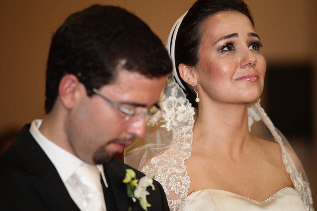 Momento de pura emoção no casamento realizado na Capela Estigmatinos em Ribeirão Preto - SP