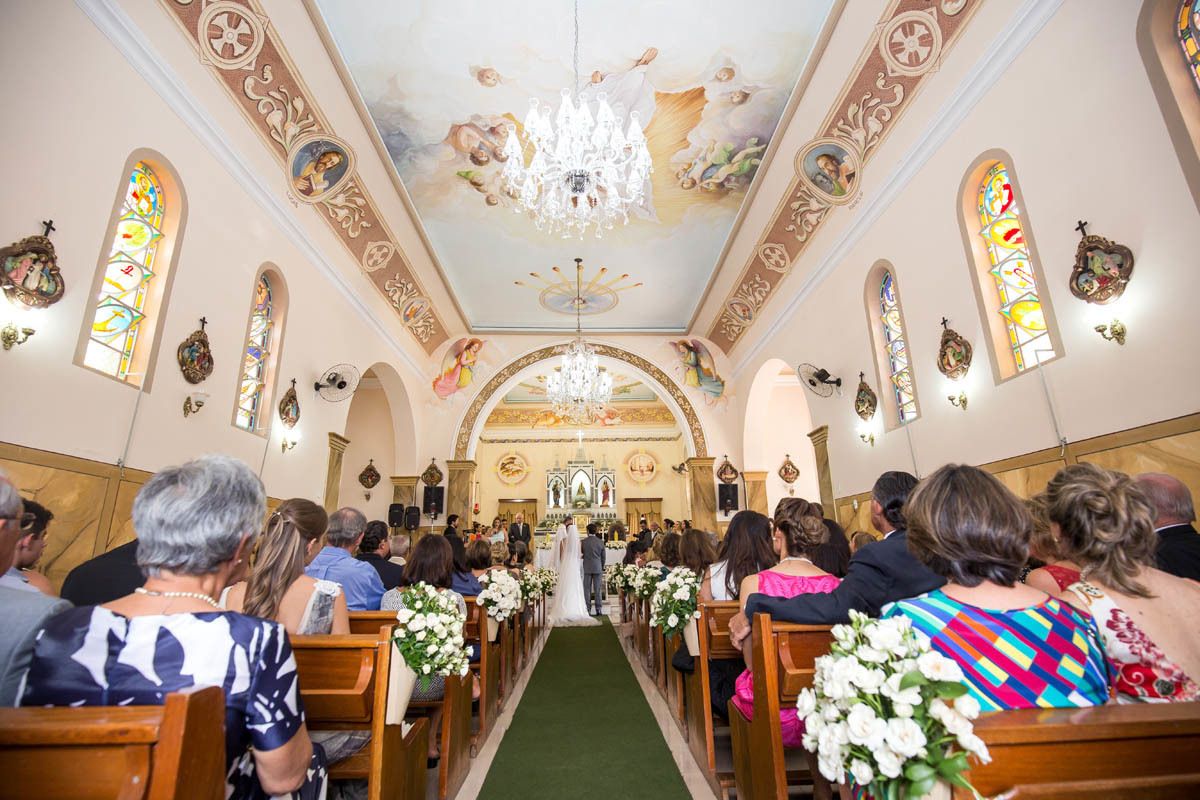 linda igreja em um casamento em Mococa, São Paulo