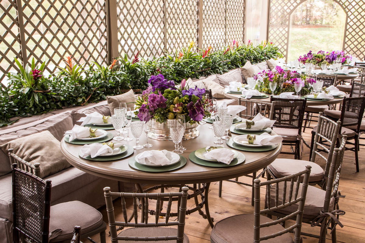 mesa dos convidados, decoração Renato Aguiar