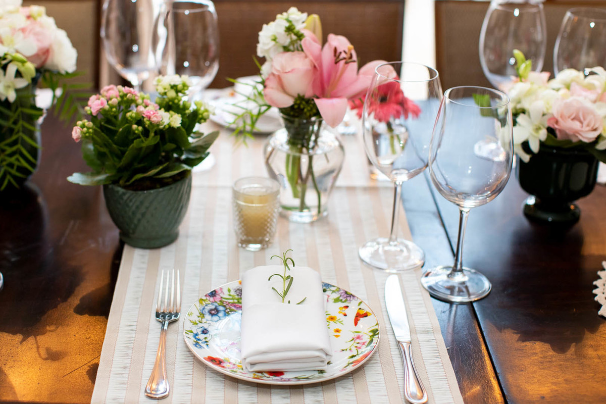 detalhes decoração Amici Ristorante