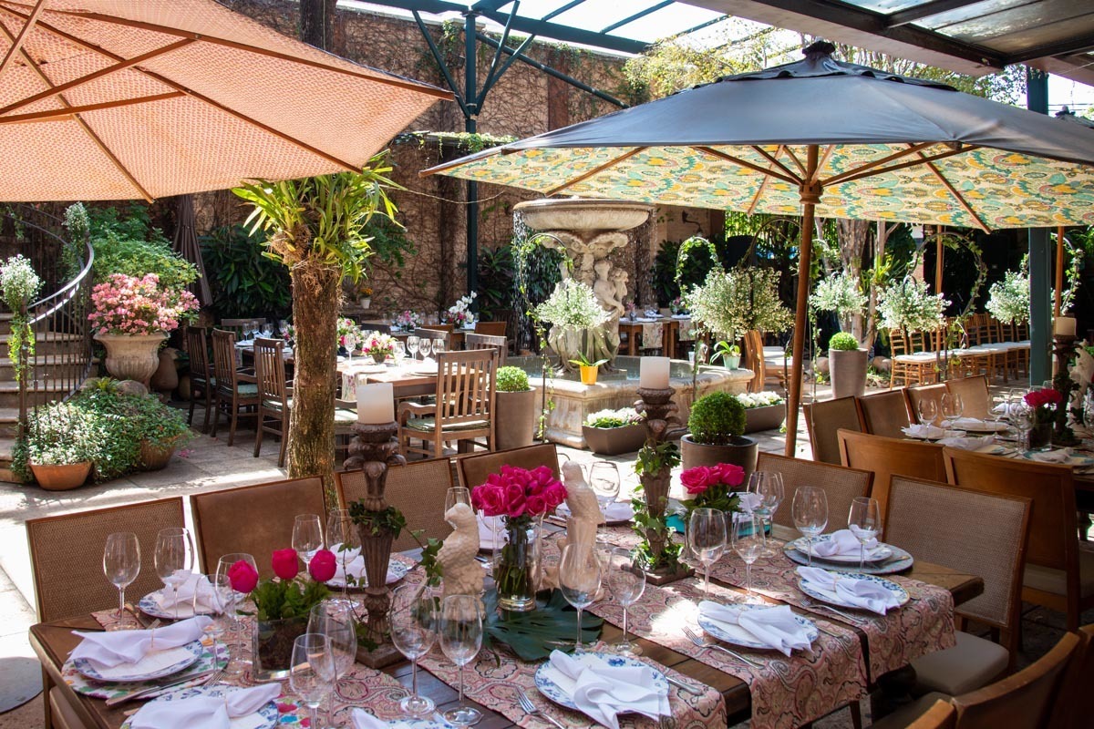 festa pronta para o casamento de Ana Paula e Paulo Henrique no Amici Ristorante