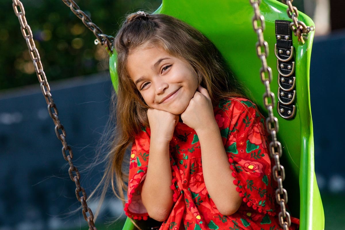 lindo retrato da modelo mirim Giovanna Cabral