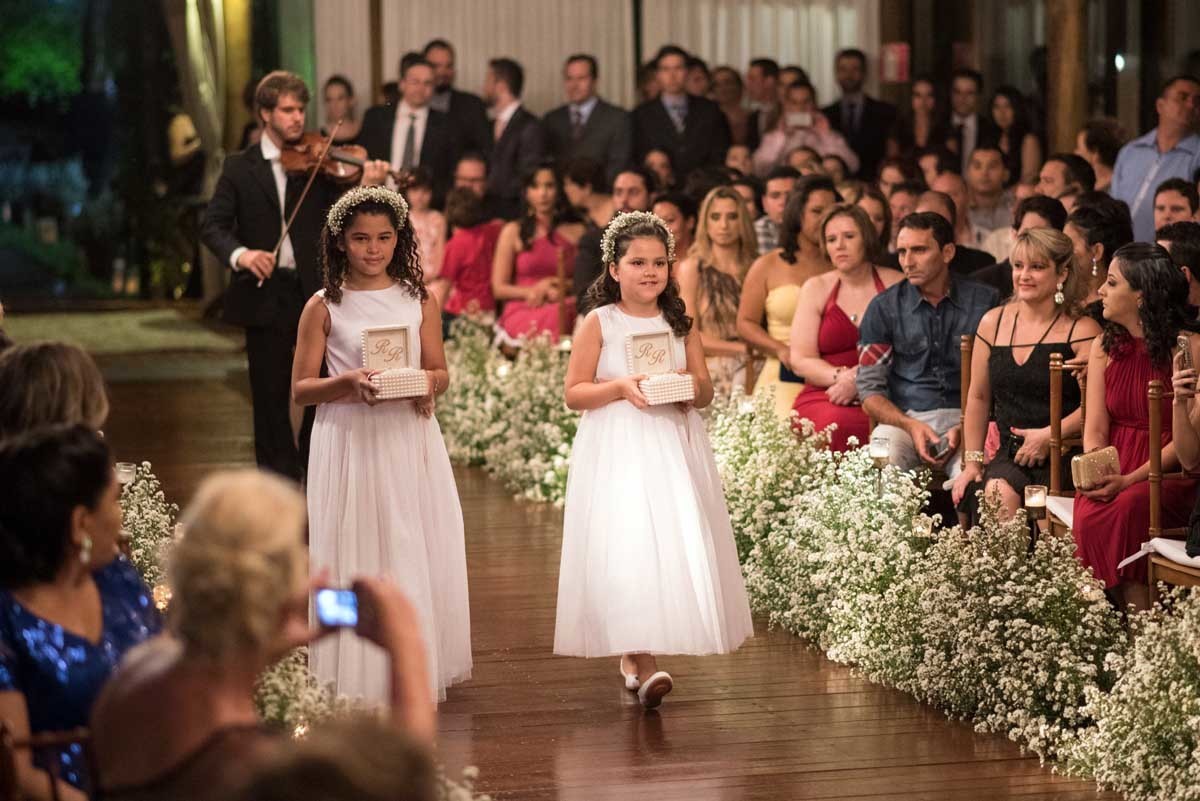 entrada das alianças casamento Ribeirão Preto
