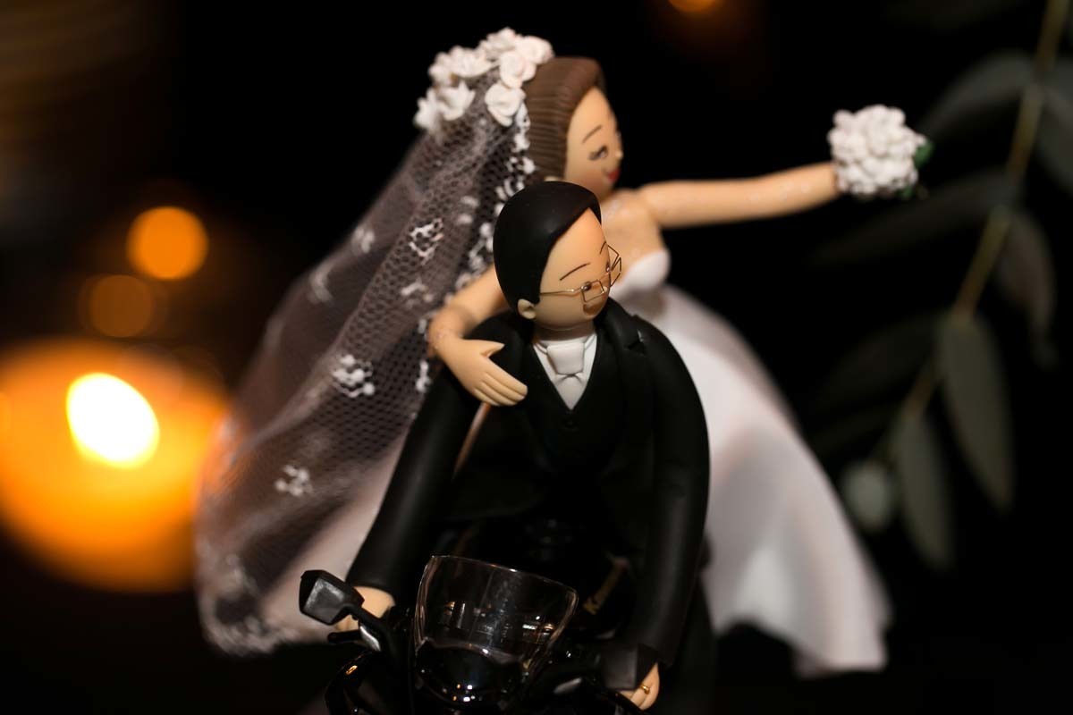 detalhes dos noivinhos