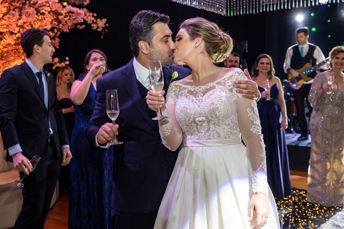 brinde casamento Camila e Daniel