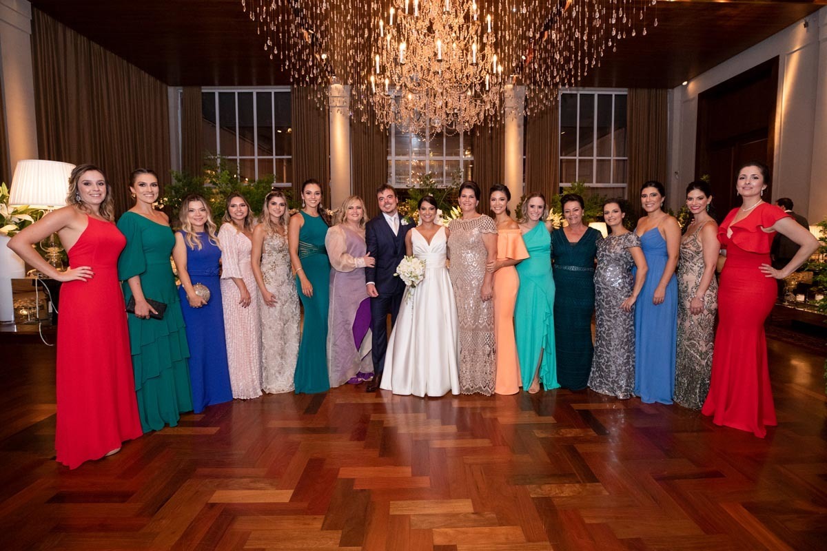 fotos das madrinhas no casamento da Mariana e Eduardo Sia