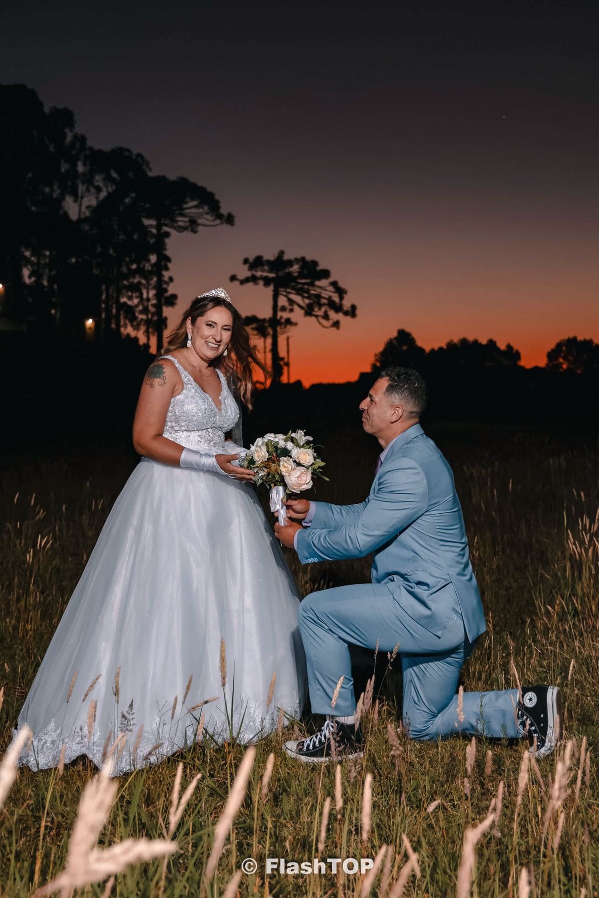 Casamento ao por do Sol em Canela