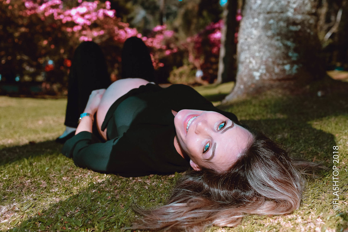 Lindo casal Aline e Marcelo Garcia, a espera da Isabela em Gramado