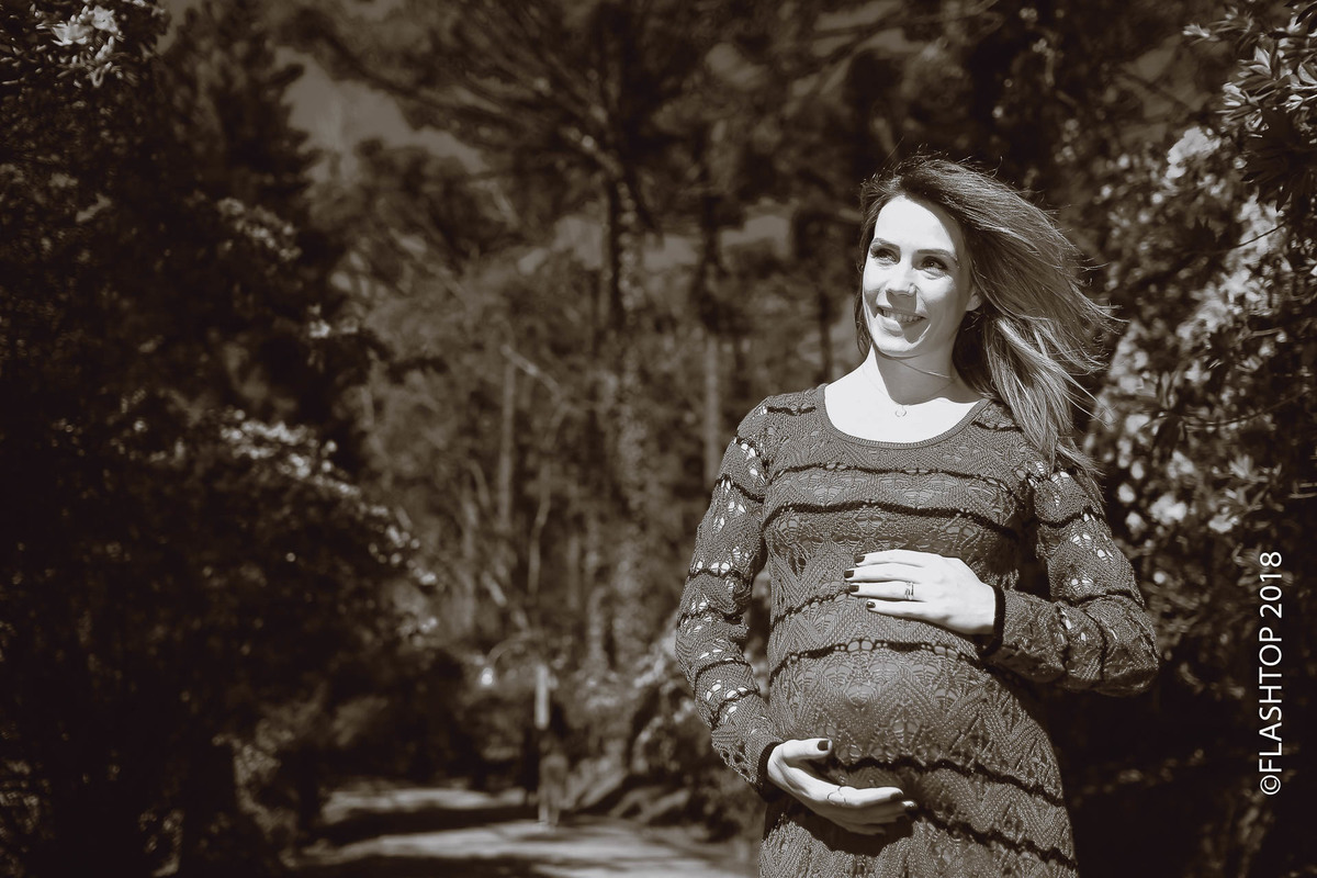 Lindo casal Aline e Marcelo Garcia, a espera da Isabela em Gramado