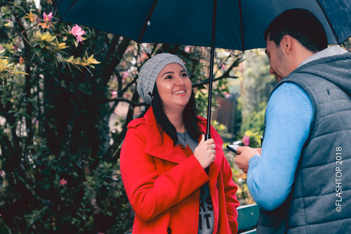 Leandro Soares pediu Ketlin Batista em casamento no Lago Negro em Gramado-RS.