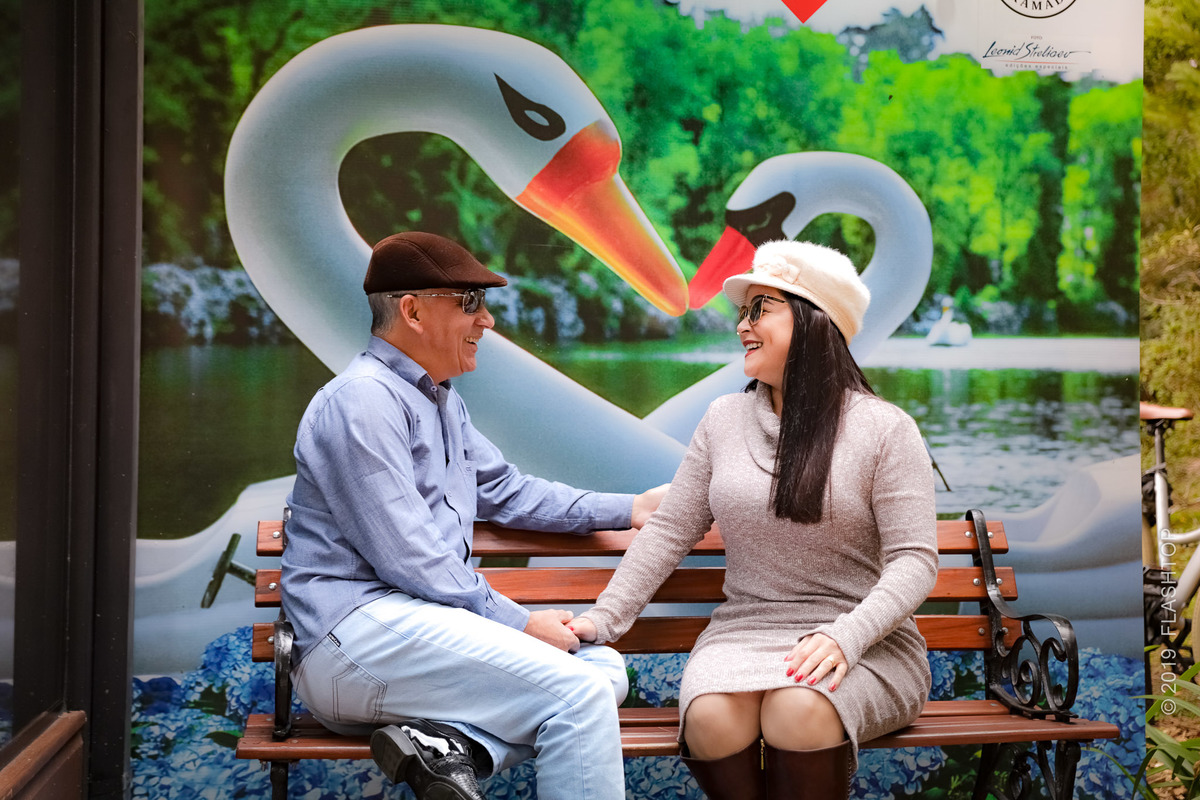 fotografia de casal em gramado