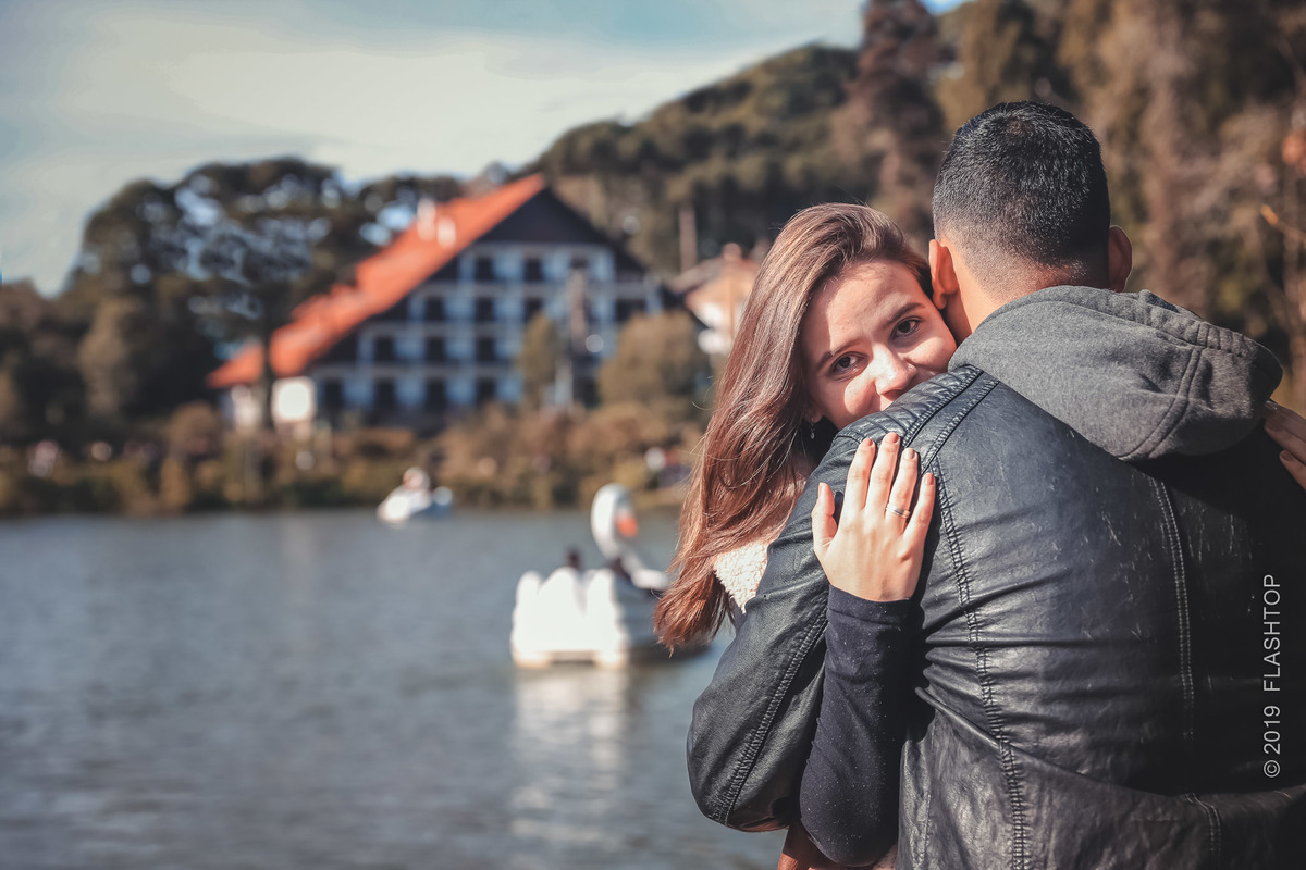 Pedido de casamento em Gramado lago negro